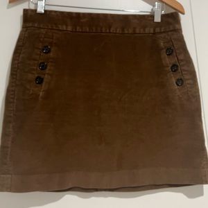 Banana Republic, corduroy, 17”, mini-skirt